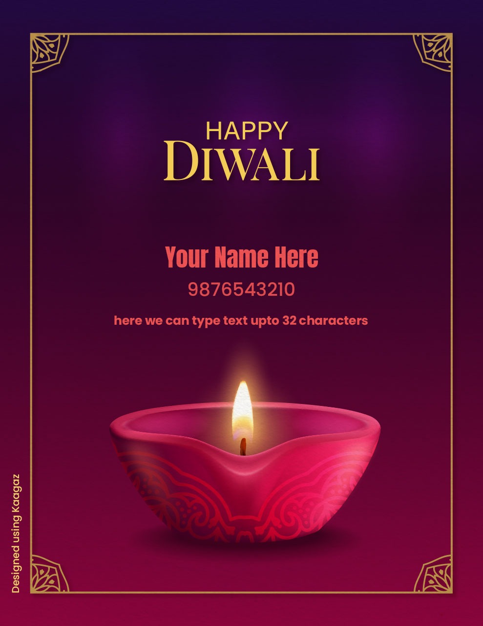 Wishing you a bright and happy Deepawali