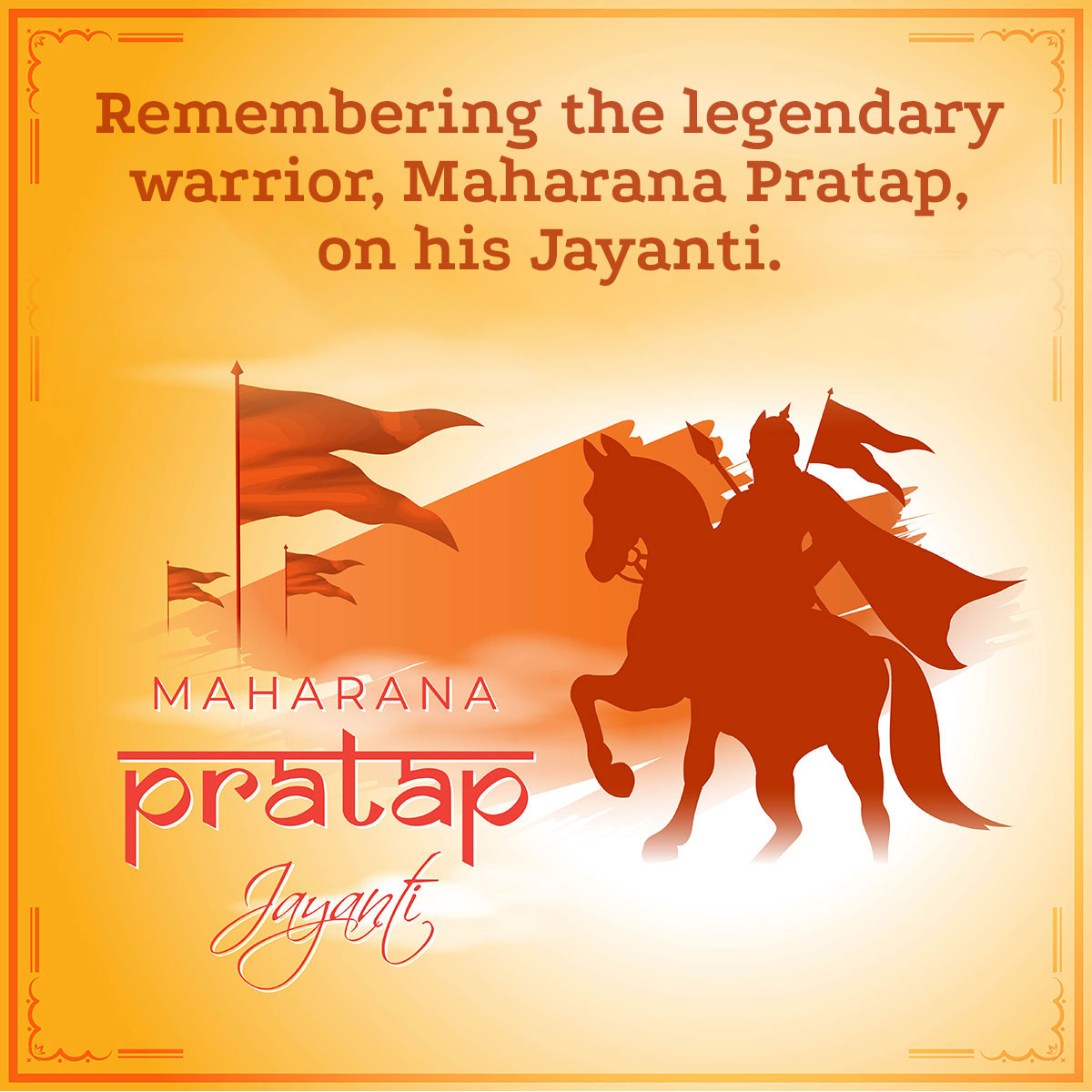 Legendary warrior Maharana Pratap