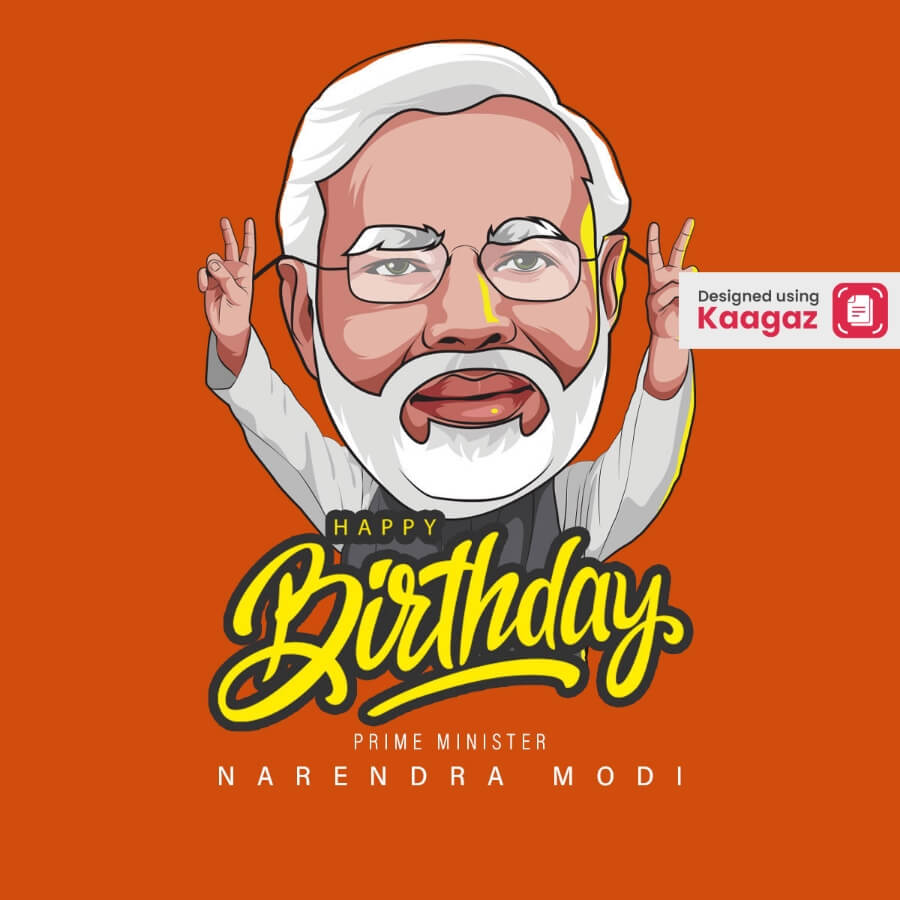 Happy Birthday Modi Ji Posters